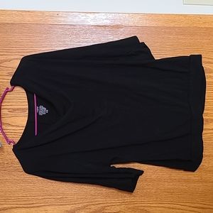 Mossimo XS black 3/4 sleeve shirt/blouse